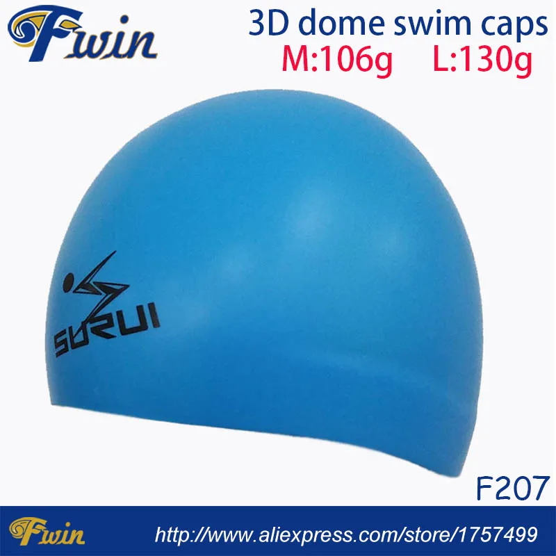 Двухсторонняя 3d Трехмерная шапочка для плавания обычная Удобная купольная