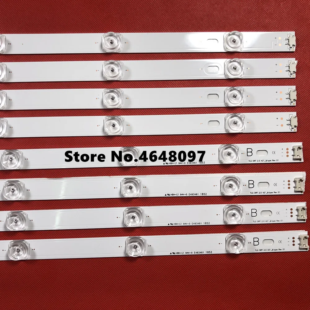 Светодиодный Подсветка 8 лампа для LG 42 дюйма ТВ DRT 3 0 &quot6916L 1709B 1710B 1957E 1956E 6916L-1956A