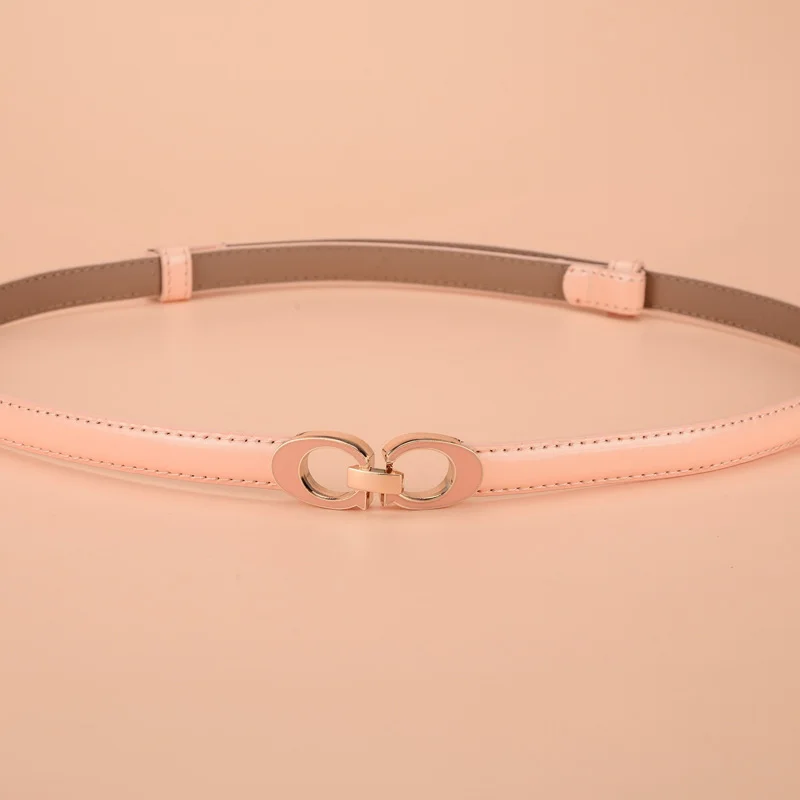Модный повседневный пояс Wild Lady материал второй слой воловья кожа L100cm W 1 5 cm цвет