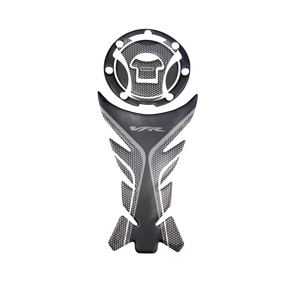 

KODASKIN Protection Gas fuel Tank Cap Pad Sticker Grey Black fit for HONDA VFR800 VFR1200