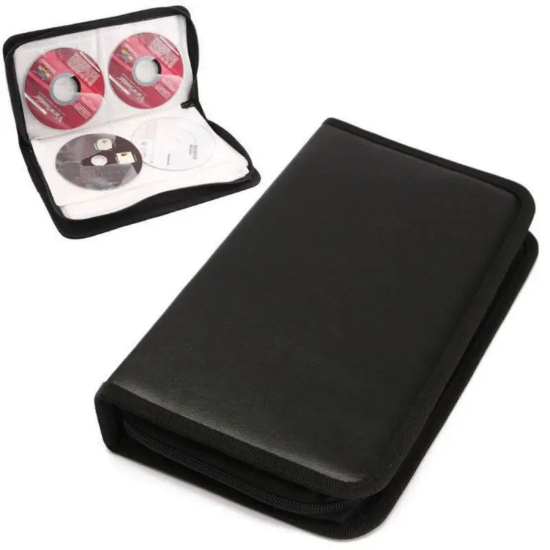 80 дисков CD DVD DJ Портативные кошельки органайзер для хранения держатель из