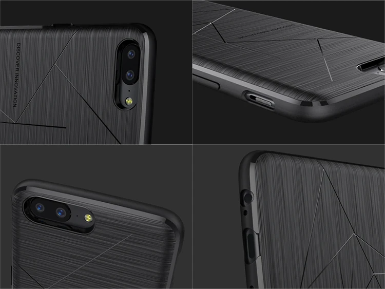 Nillkin Magic QI Беспроводное зарядное устройство приемник чехол для One Plus 5 A5000 5," Магнитная функция анти-отпечатков пальцев ТПУ задняя крышка