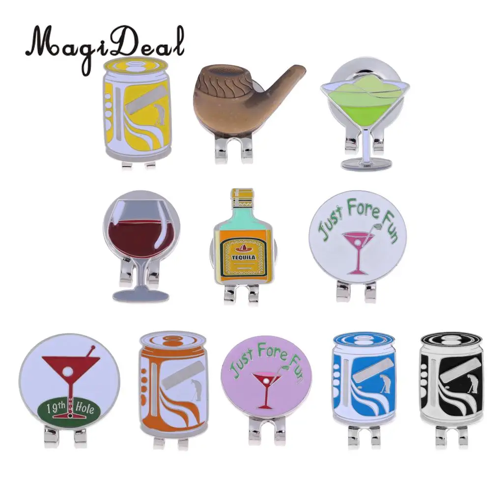 Кепка для гольфа зажим маркер мяч магнитная шапка зажимы высокое качество