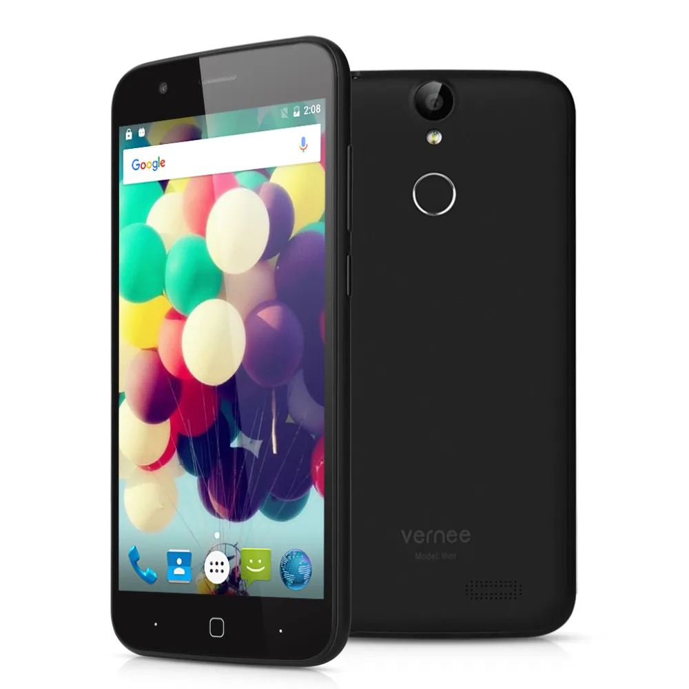 Vernee Thor 5 0 дюймовый HD экран 3 ГБ ОЗУ + 16 Гб ПЗУ Мобильный телефон Смартфон Android 6 MTK6753