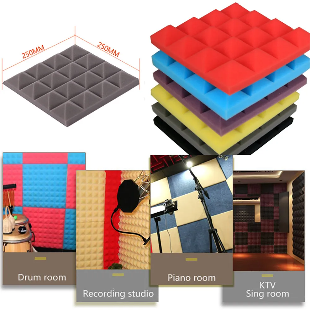 Губка наклейки на стену звукоизоляция украшение стены панель из акустического