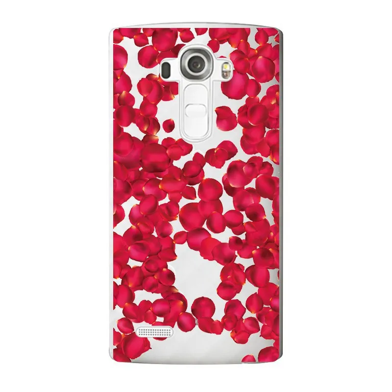 Мягкий прозрачный чехол из ТПУ с цветочным рисунком для LG G3 G4 G5 V10 K3 K4 K5 K8 K10 2017