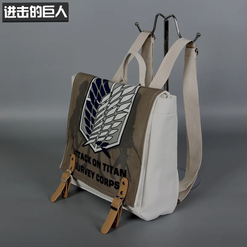 Attack on Titan Neko Atsume рюкзак цельный женский рюкзак Natsume Yuujinchou школьные сумки рюкзак Mochila Escolar - Цвет: Attack on Titan