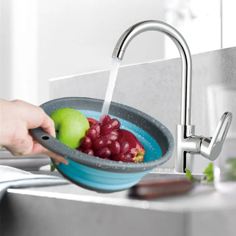 Складная сливная корзина для воды кухонные принадлежности - Цена: 385,47 руб.