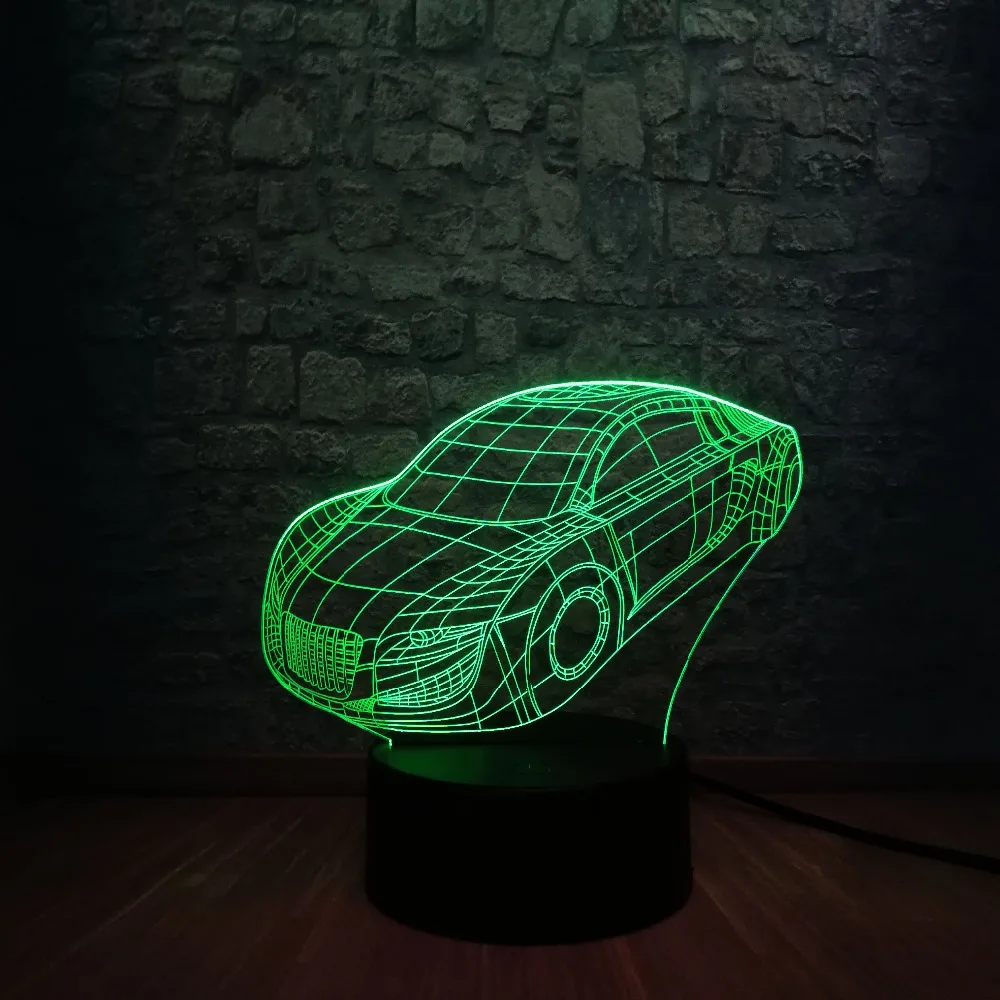 Горячая Распродажа супер Roadster GTR модель спортивного автомобиля 3D светодиодный