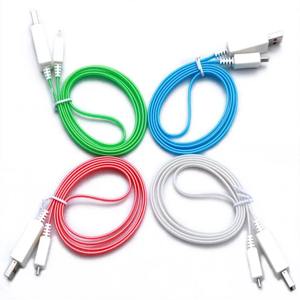 Кабель USB 4 вида цветов 1 м 3 фута для iPhone 8 7 6 android 100 шт. | Электроника