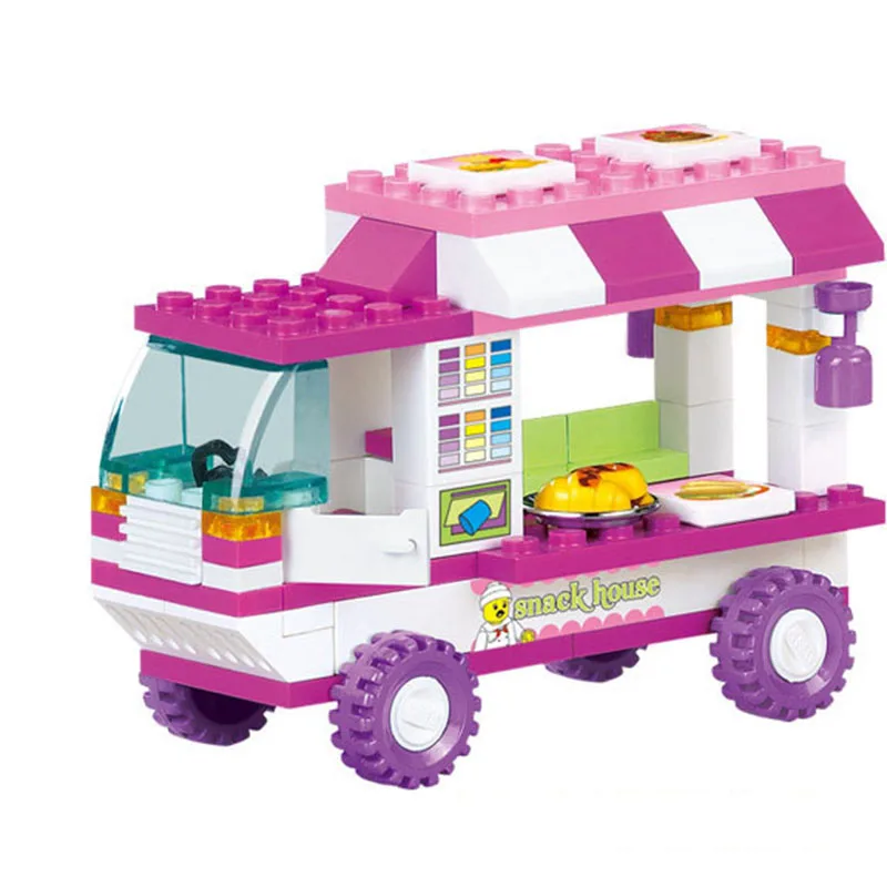 Pink Dream Food truck 102pcs/set Model Free Shipping | Игрушки и хобби