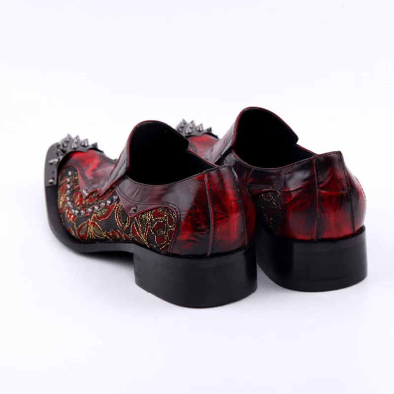 Роскошные 2020 Новый ручной работы Мужские модельные туфли с острым носком С