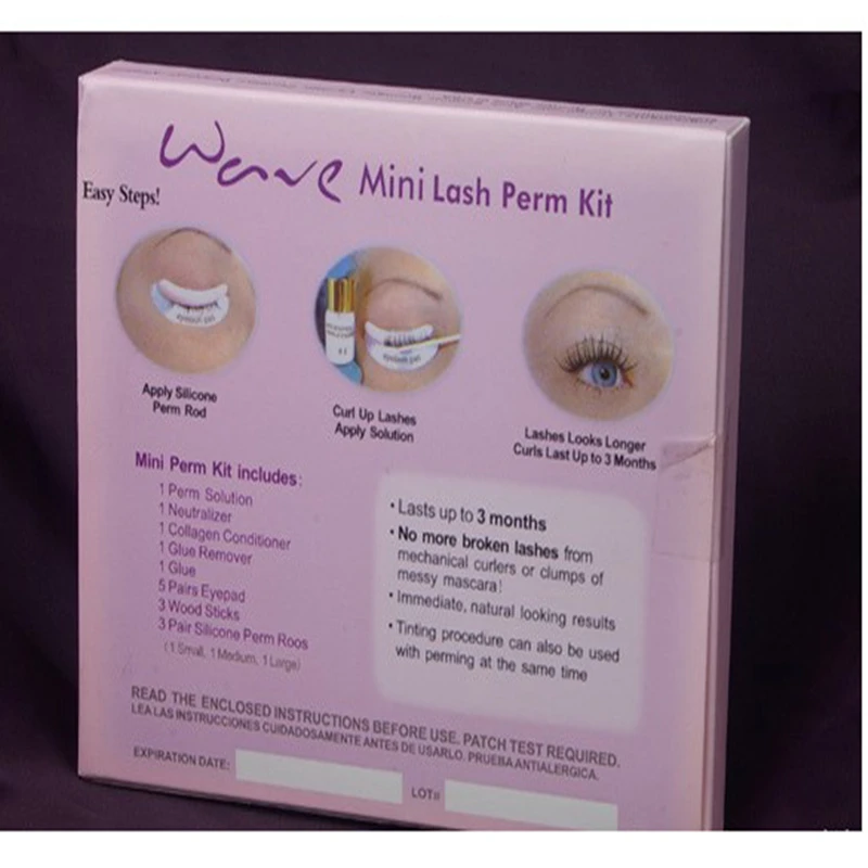 Ресниц волны лосьон расширение супер волна ресниц Perming бигуди Род Клей Комплект