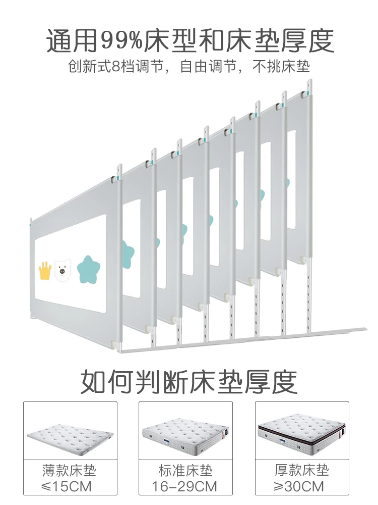 95 см прикрепляющийся к защитное ограждение для кровати железнодорожных 2 м 1 8
