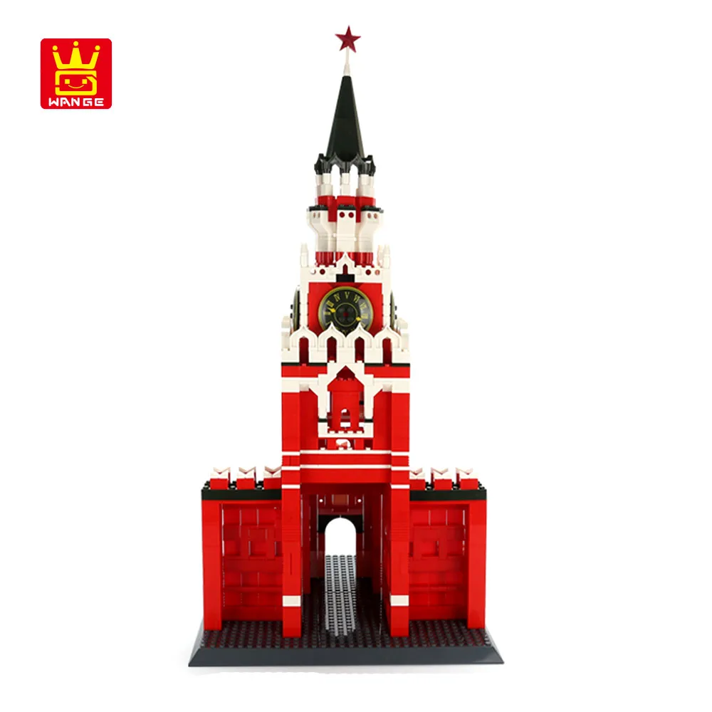 

The Spasskaya Tower of Moscow Kremlin Building Blocks Model World's Great Architecture Series Famous Building Model Blocks