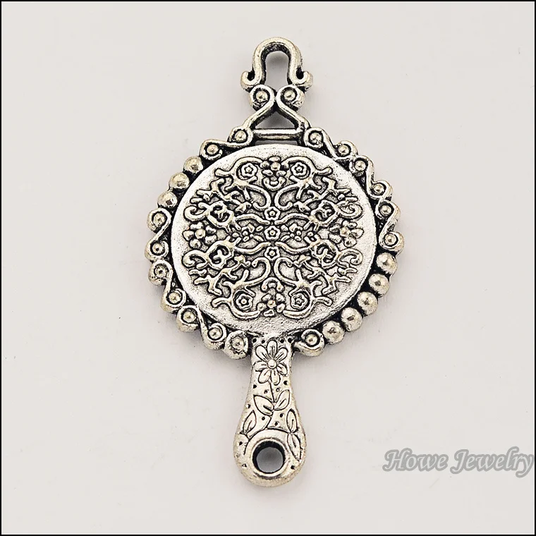 2 шт. винтажные зеркальные подвески из цинкового сплава|jewelry accessories|jewelry making