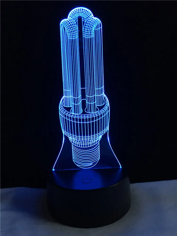 Новинка 2018 креативная современная лампа настольная для спальни 3D светодиодный