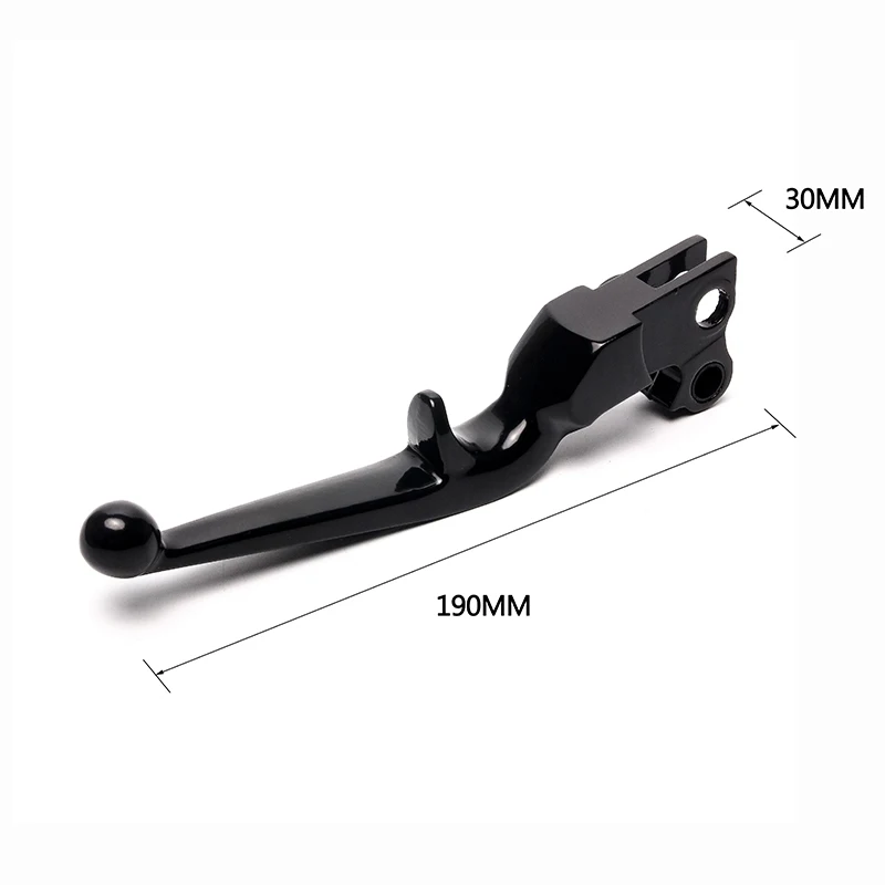 Triclicks Motorcycle Black Hand Levers Clutch Brake Lever Handlebar For Harley Sportster 883 1200 Softail Dyna Road King Touring |