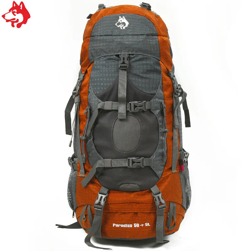 Рюкзак мужской вместительный для альпинизма 55Л многофункциональный