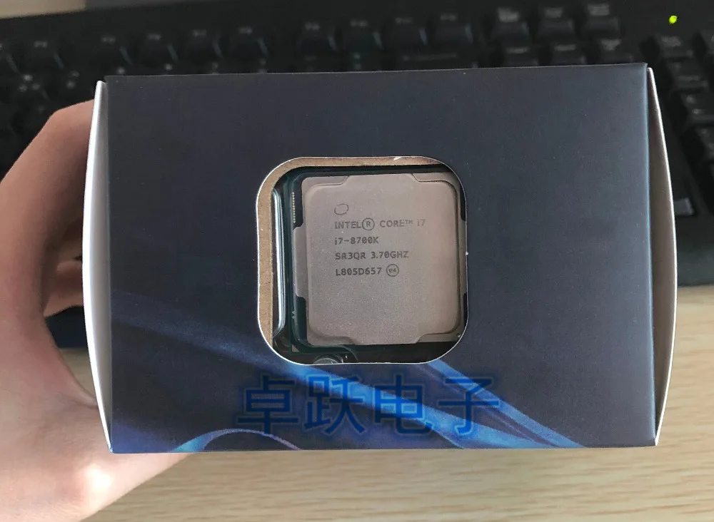 Процессор Intel Core 8 series процессор I7 8700K I7-8700K в штучной упаковке процессор+ вентилятор LGA 1151-land FC-LGA 14 шестиядерный процессор