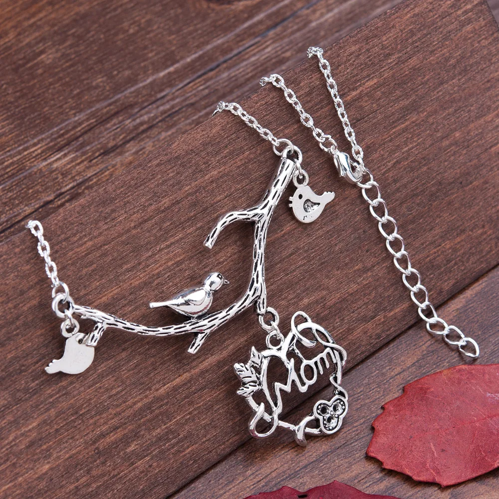 8 сезонов античное серебро ручной работы цвет день матери семейное ожерелье