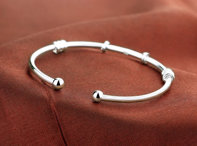 Упаковка почтой распродажа женский модный браслет из стерлингового серебра 925