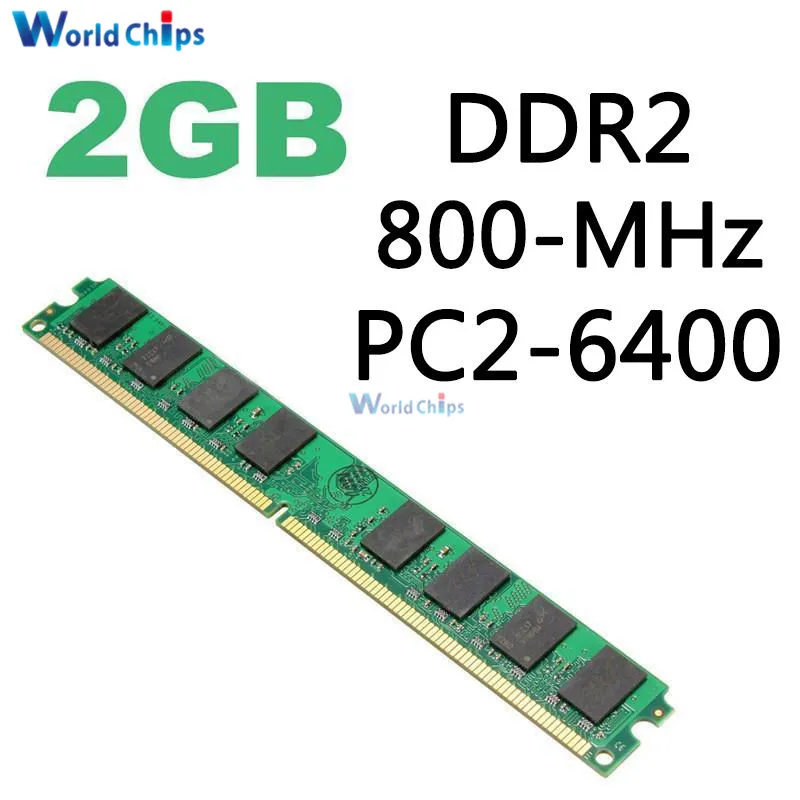 Оперативная память DDR2 2 Гб 800 МГц DIMM PC2 6400 240Pin для материнской платы процессора AMD