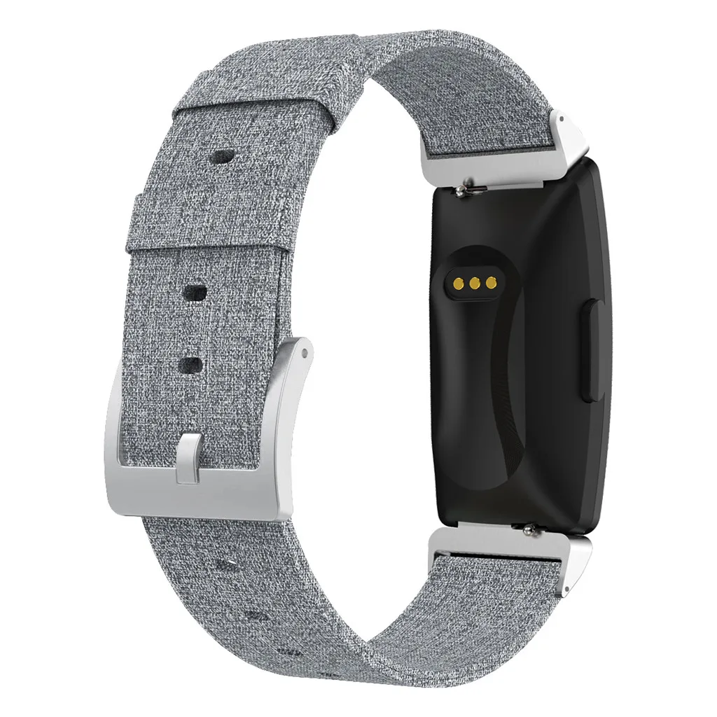 Wrist Strap for Fitbit Inspire/Inspire HR Strap Woven Canvas Smart Watch Replacement Band Luxury Sport Bracelet Women Men 19Je25