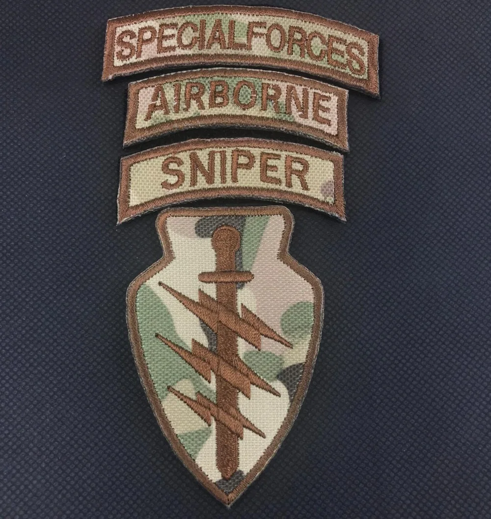4 шт. вышитые нашивки для боевых действий|special forces patch|badge badgesembroidery cloth patch |