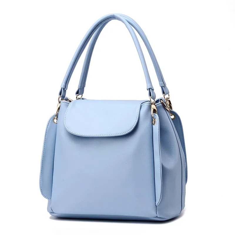 2017 Женская Мода Сумочка Кожа PU Tote Сумка Ведро Дамы Кошелек Повседневная Емкость