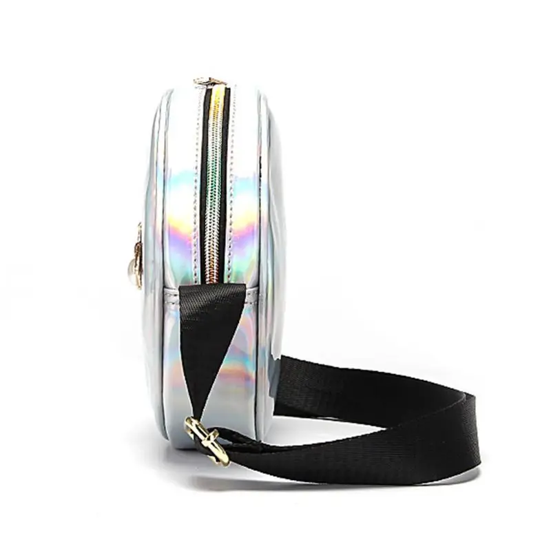Женская прозрачная модная голографическая сумка через плечо тоут Сумочка
