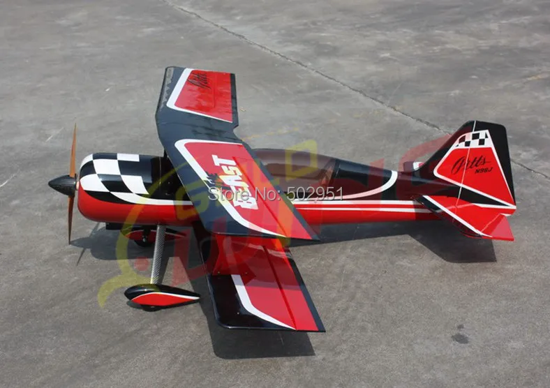 GW PITTS 30CC V2 balsa 3D комплект модели газового двигателя|gas engine model|kit balsabalsa kit |