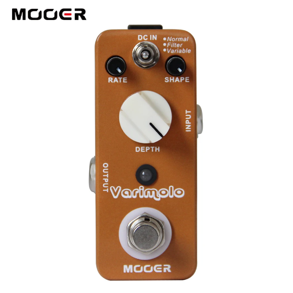 Новая педаль эффектов/MOOER Varimolo Высококачественная цифровая tremolo с тремя