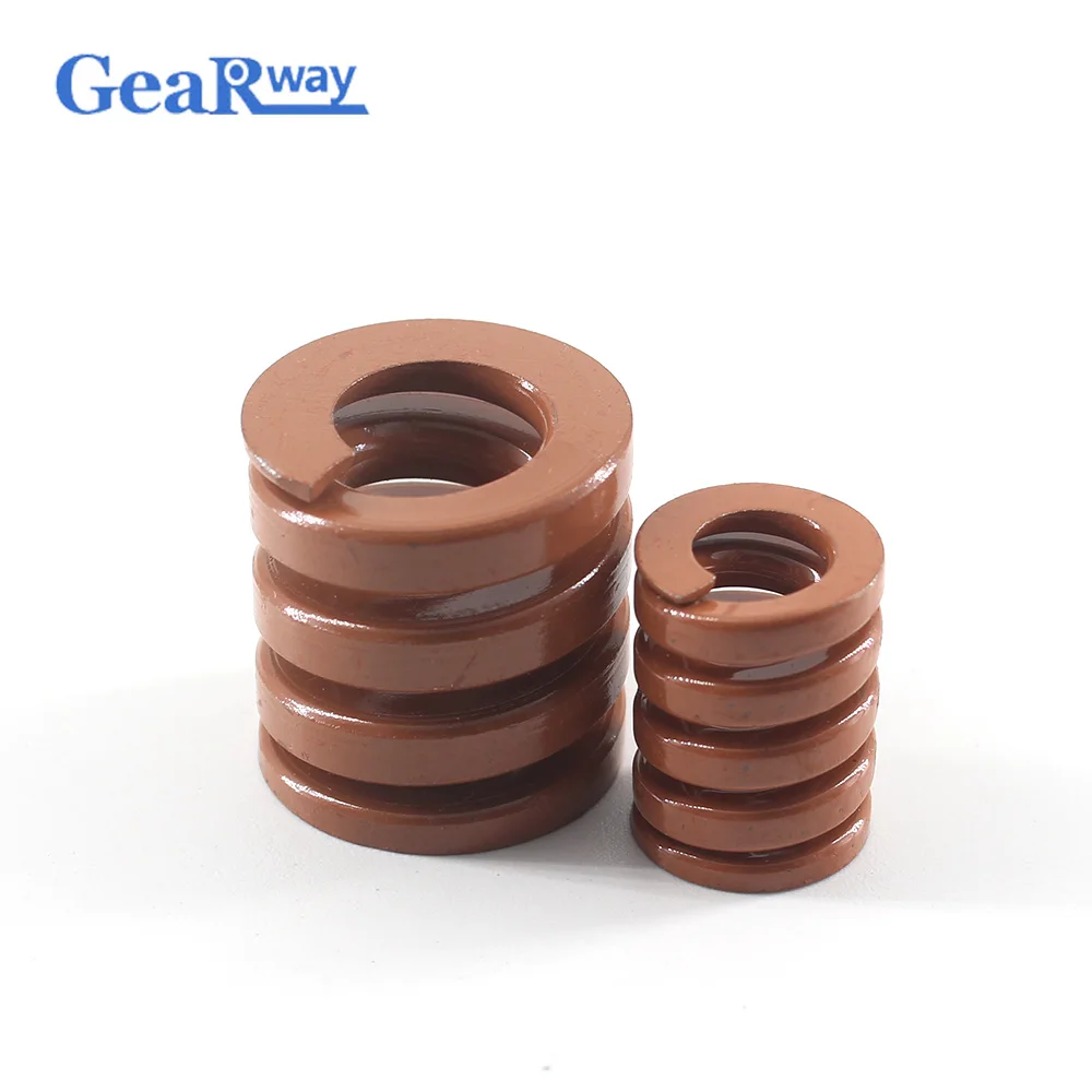 Коричневая компрессионная пружина Gearway TB30x30/30x3 5/30x4 0/30x5 5/30x60 мм самая тяжелая