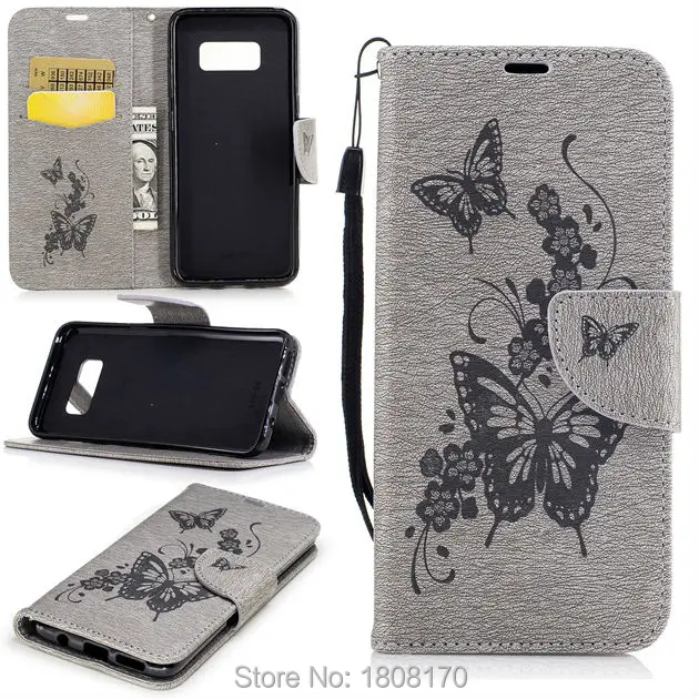 Кожаный чехол кошелек C Ku Butterfly Bear для Samsung Galaxy S8 S7 Edge A510 A310 J510 MOTO G4 Plus G5 подставка 100