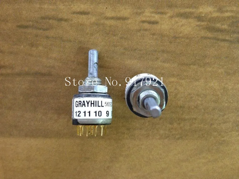 

[ZOB] The United States GRAYHILL 56SDP30-01-1-A1002C1 rotary dial switch DN2113517 encoding --5pcs/lot