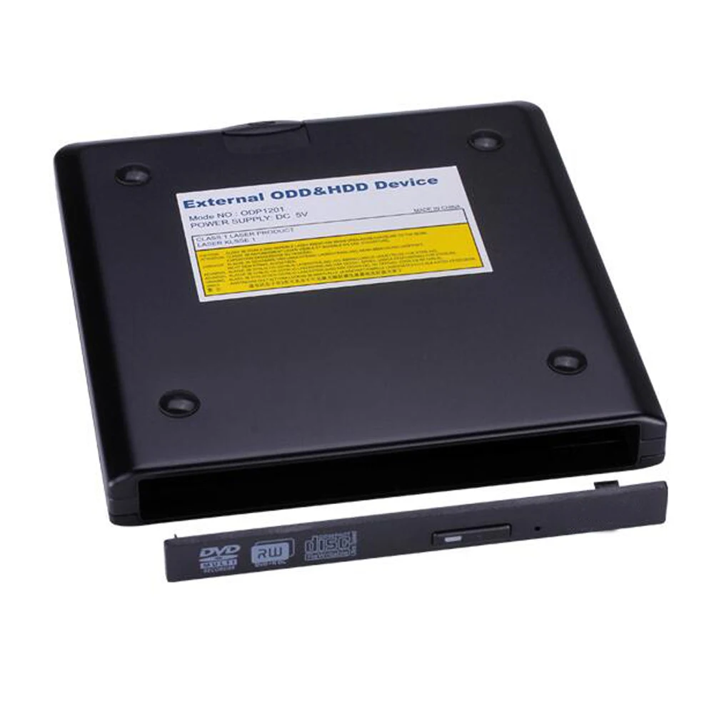 Тонкий твердый пластиковый USB 3 0 SATA 9 0/9 5 мм внешний корпус для DVD CD-ROM чехол