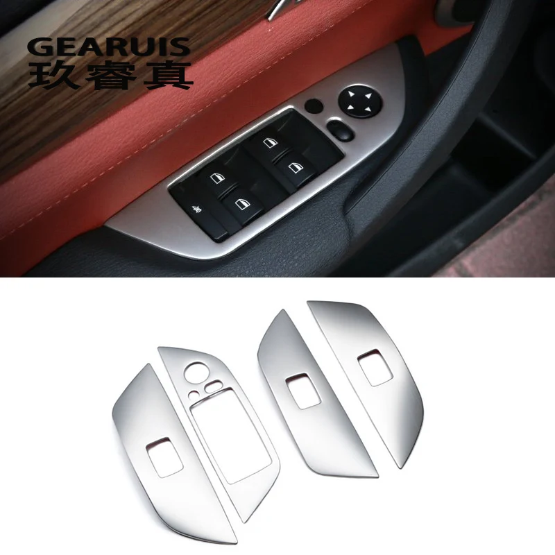Стайлинг автомобиля подъемник окон рамка управления переключатель Декор