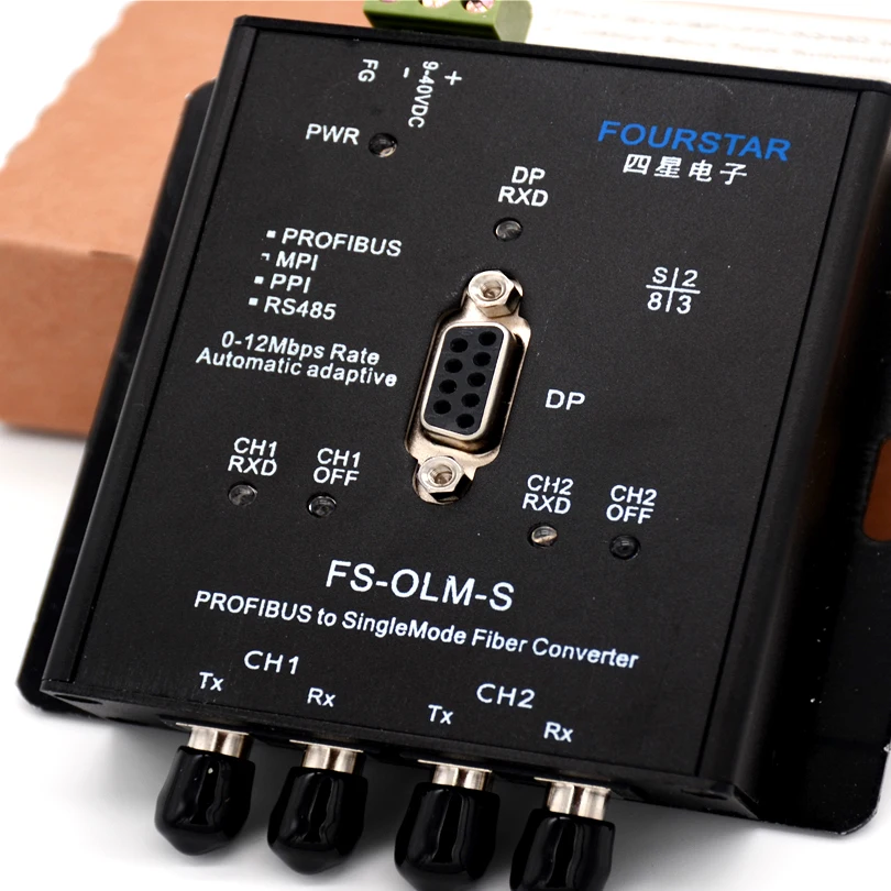 PROFIBUS/MPI/PPI одномодовый волоконно оптический модуль с двойным оптическим портом