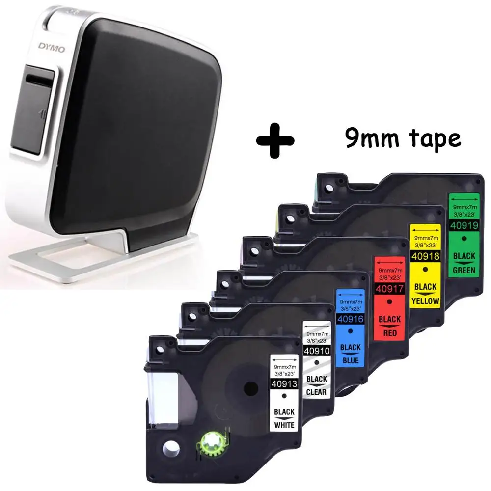 Dymo PnP принтер этикеток Кабель Машина LabelManager для Dymo D1 Label компьютер Plug and Play Label лента CIDY 45013 45018 40913 - Цвет: Set A1