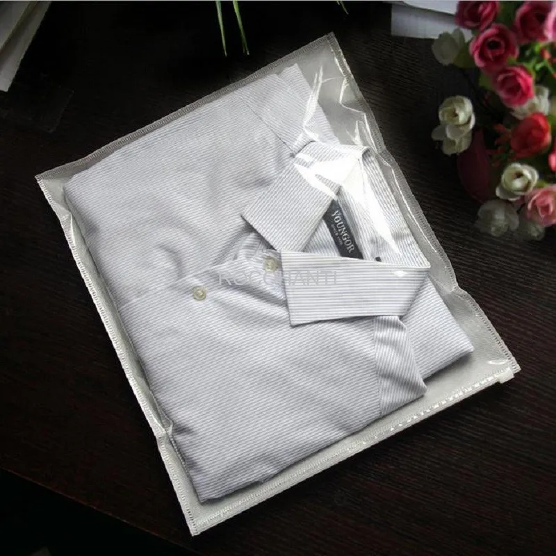 Высококачественный односторонний прозрачный пластиковый пакет на молнии