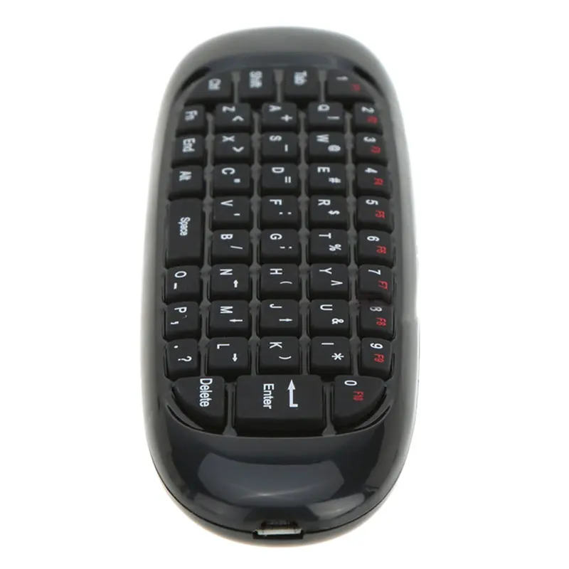 2 4G Air Mouse перезаряжаемая беспроводная клавиатура с дистанционным управлением для