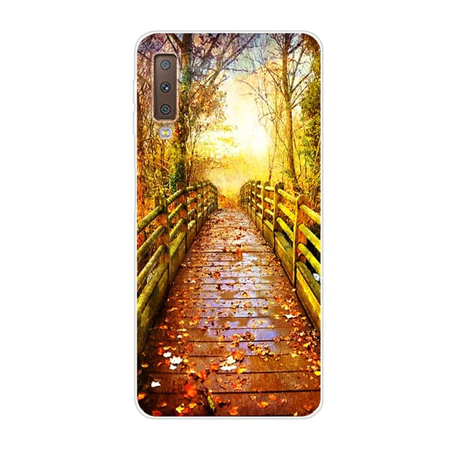 44 1007 Для samsung A7 чехол силиконовый мягкий чехол для телефона чехол для samsung Galaxy A7 чехол тигра крутые A750 6,0 ''7 7A милый - Цвет: 44 1007