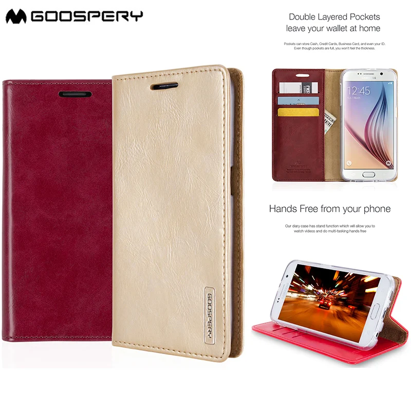 Чехол книжка Goospery Blue Moon с отделением для карт и денег подставкой iPhone 12 Pro Max чехол
