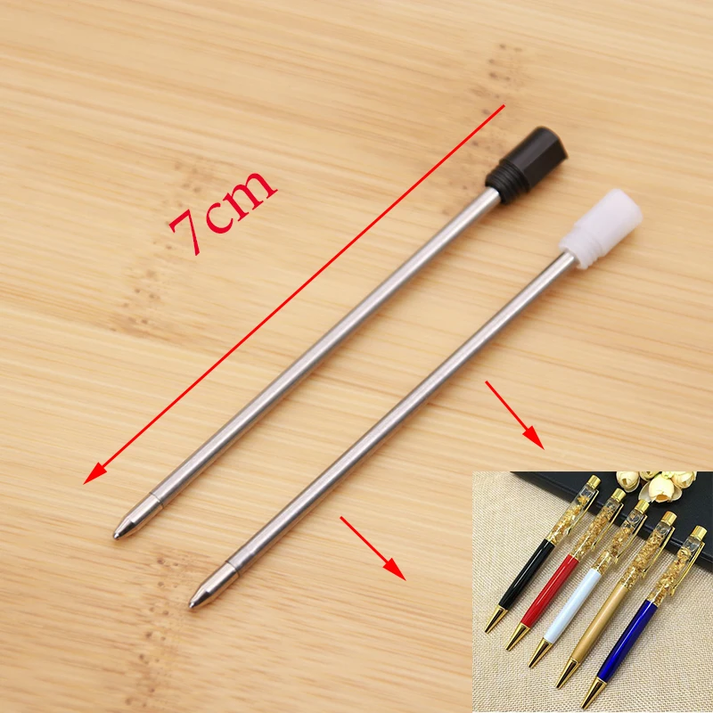 10 шт. оптовая продажа! С украшением в виде кристаллов ручка Замена письменные