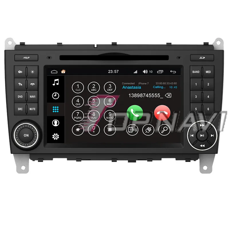 Topnavi Восьмиядерный S200 Android 8 0 автомобильный DVD мультимедийный плеер для Benz C class