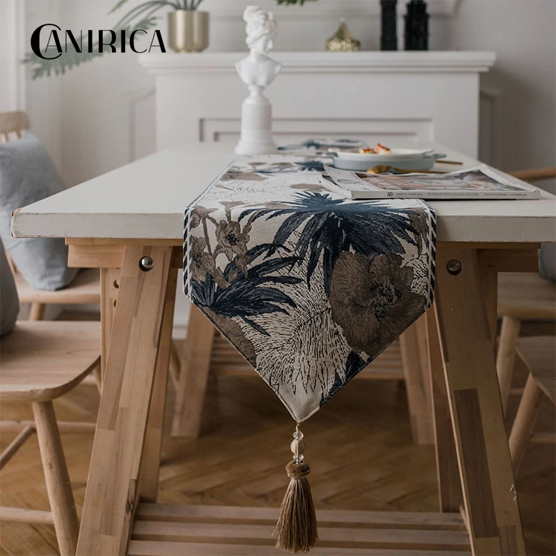 Настольная дорожка CANIRICA тропический стол современный гардероб флаг Tafelloper