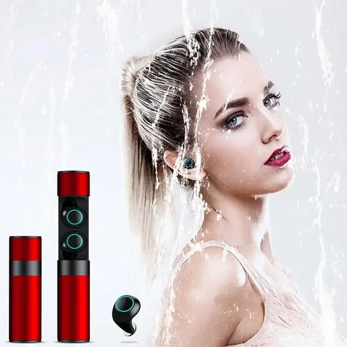 Bluetooth наушники 3D истинные беспроводные стерео с микрофоном Портативный hifi