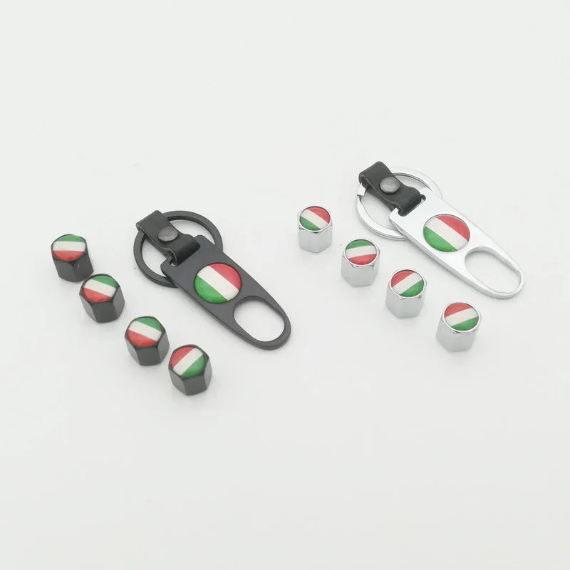 Car Wheel Tire Valve Caps with Italy tricolor &amp Tyre Set for Alfa Romeo 147 159 156 mito giulietta 166(4-Piece/Pack) | Автомобили и
