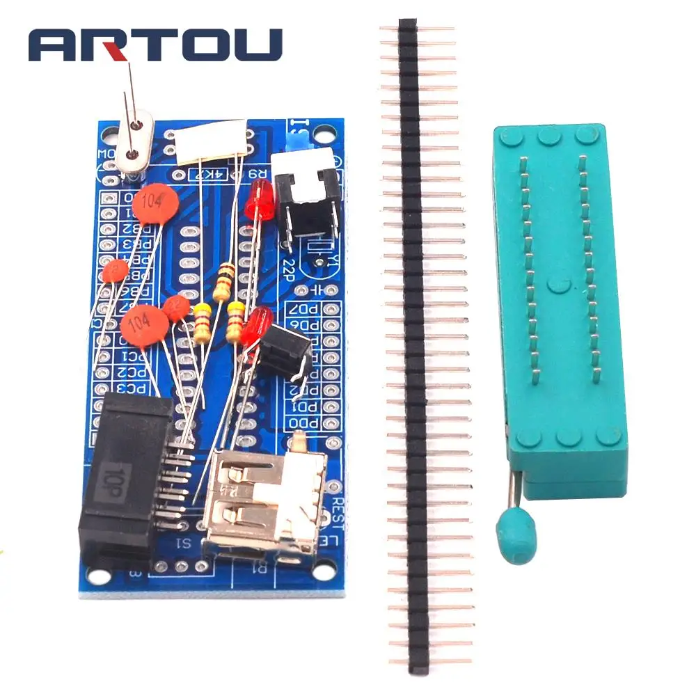 Набор для самостоятельной сборки горячая Распродажа ATmega8 ATmega48 AVR Минимальная